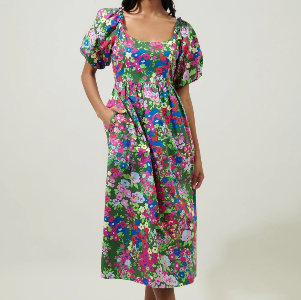 Sugarlips Multicolor Floral Midi Dress